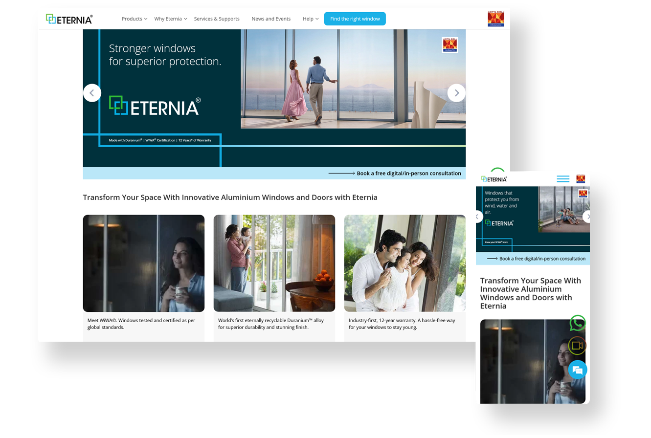 Eternia - Website Development by TechShu